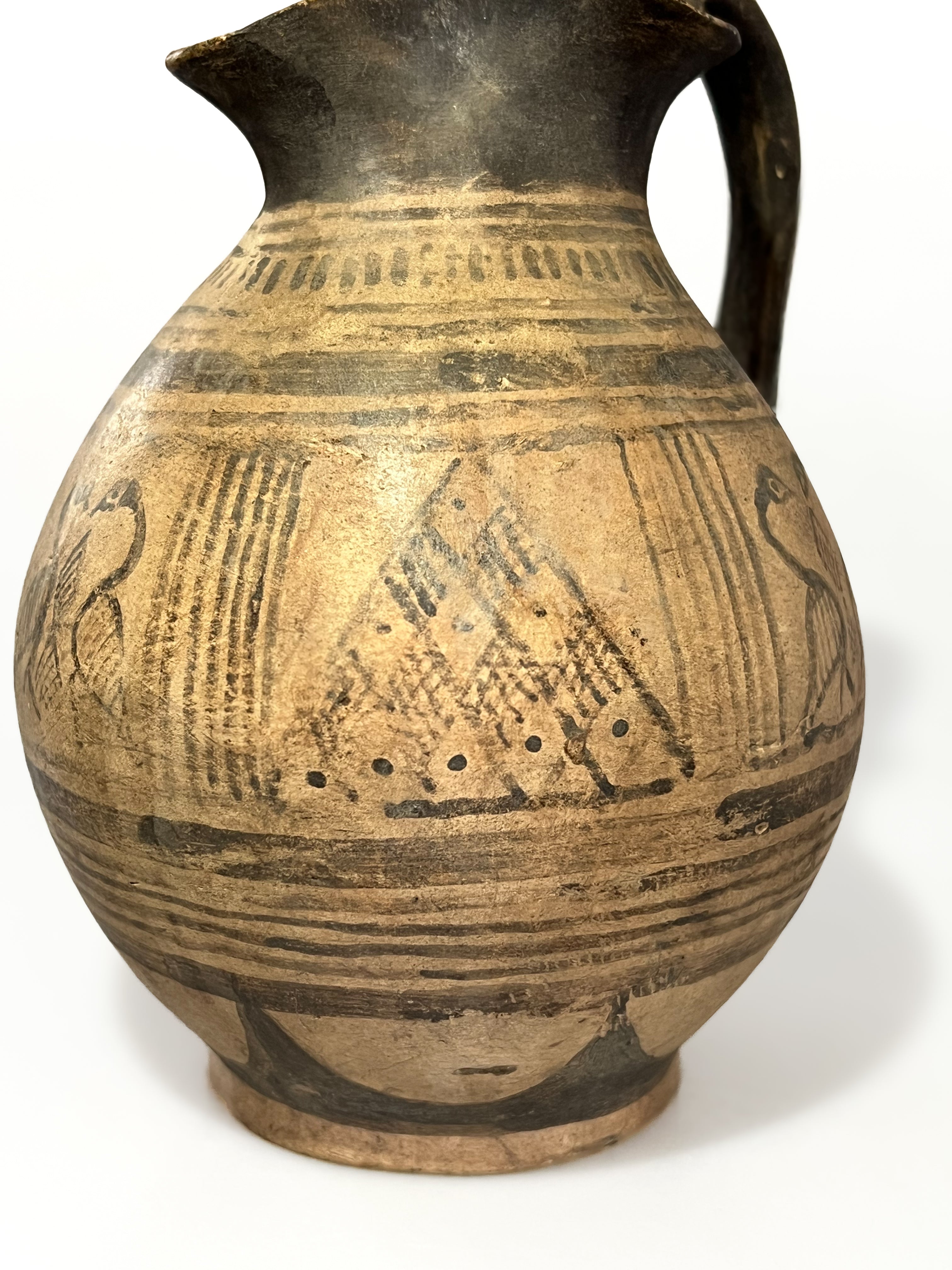 Ancient Greek Oinochoe, circa 7th Century B.C.