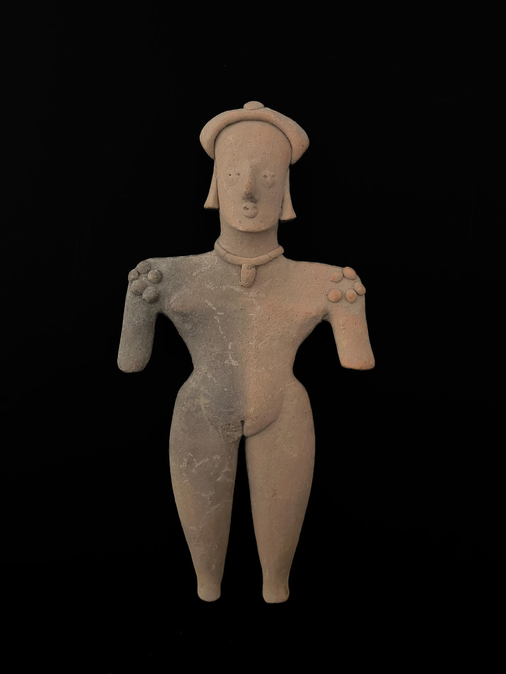 Colima Standing Female Figure, ca. 100 B.C.–250 A.D.