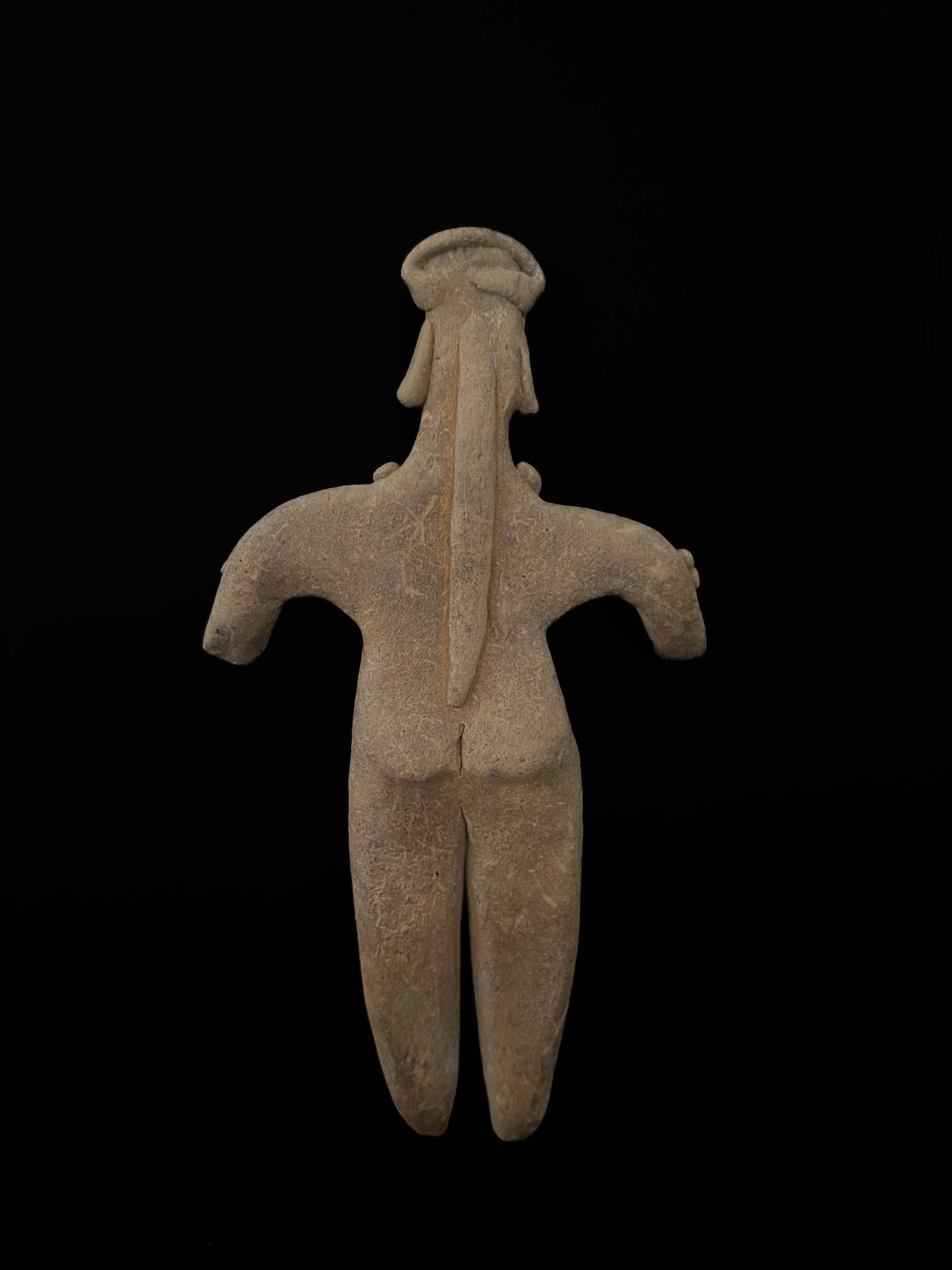 Colima Standing Female Figure, ca. 100 B.C.–250 A.D.