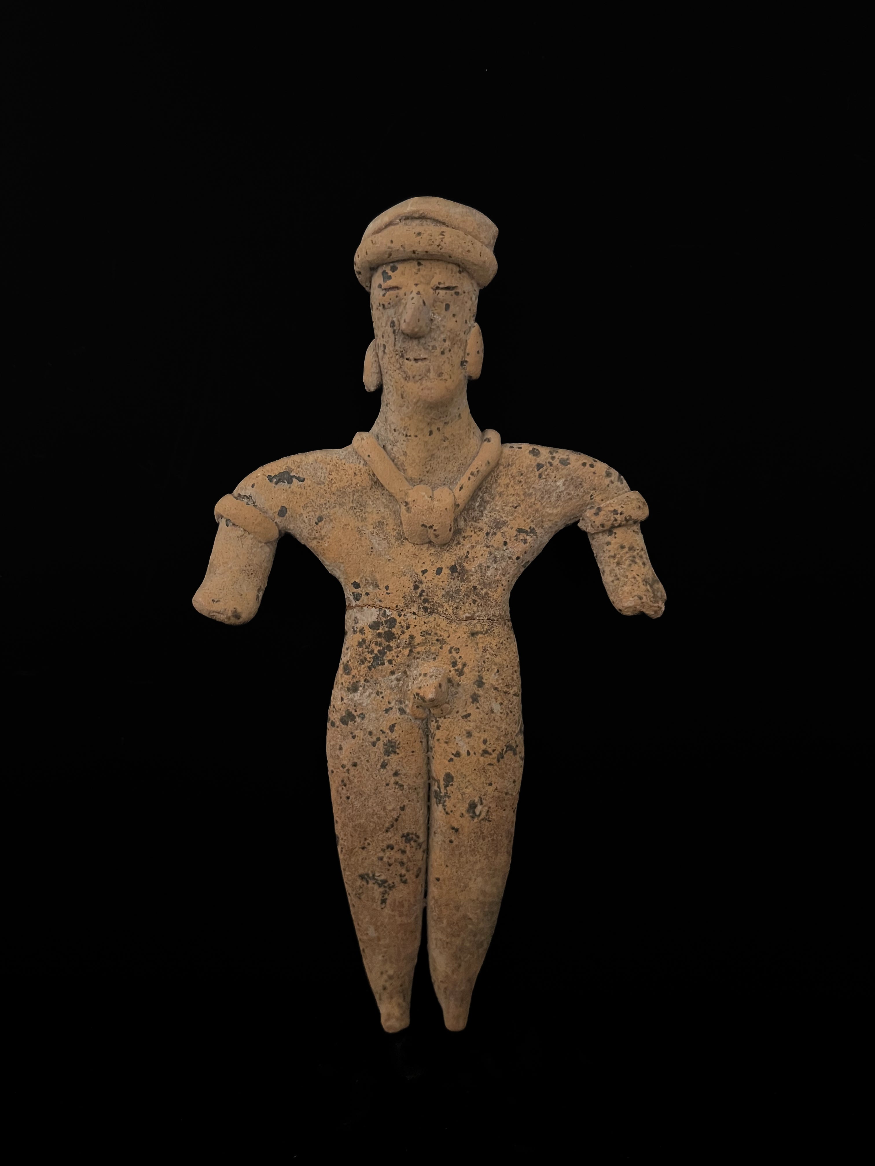 Colima Standing Male Figure, ca. 100 B.C.–250 A.D.