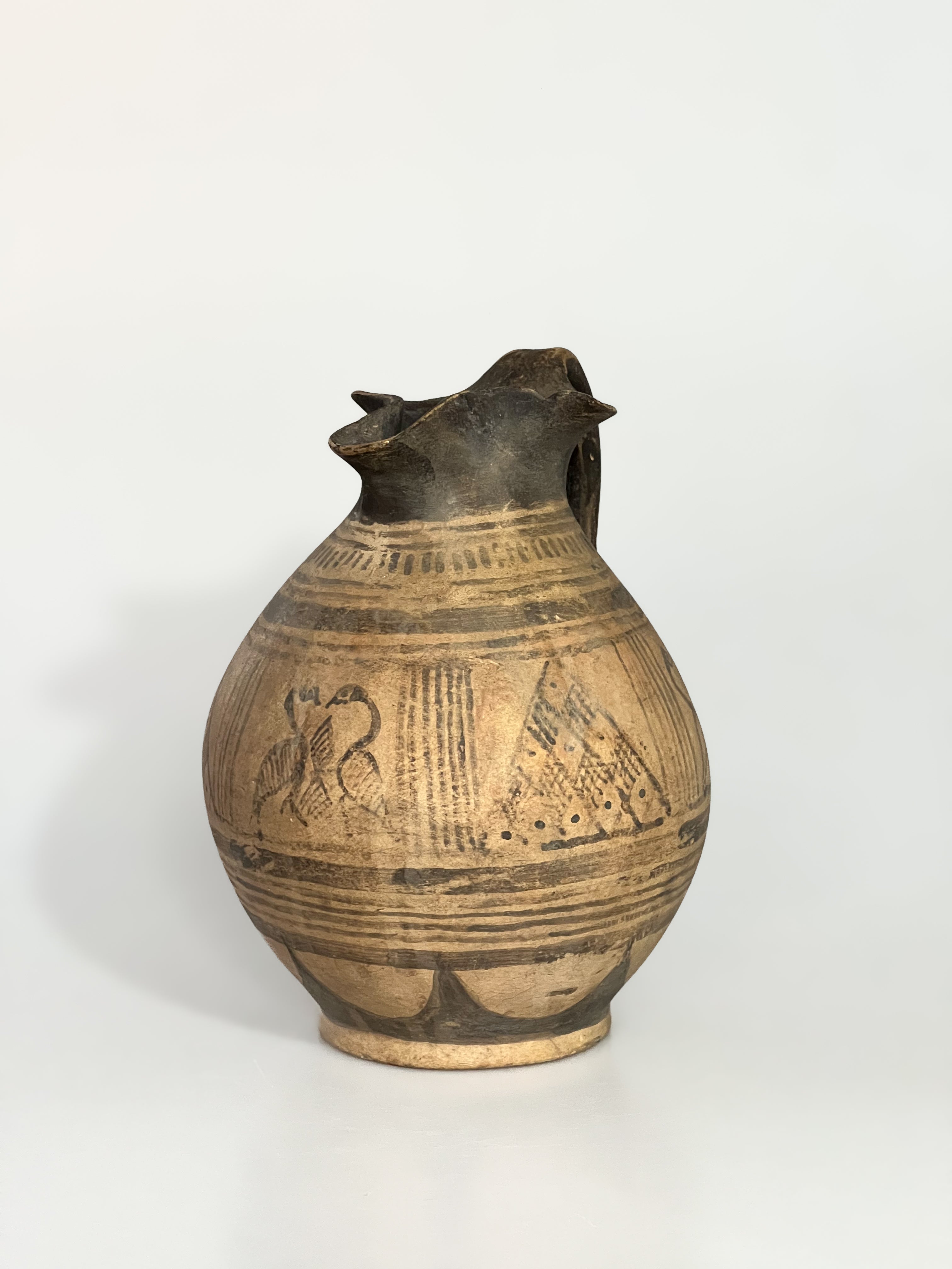 Ancient Greek Oinochoe, circa 7th Century B.C.