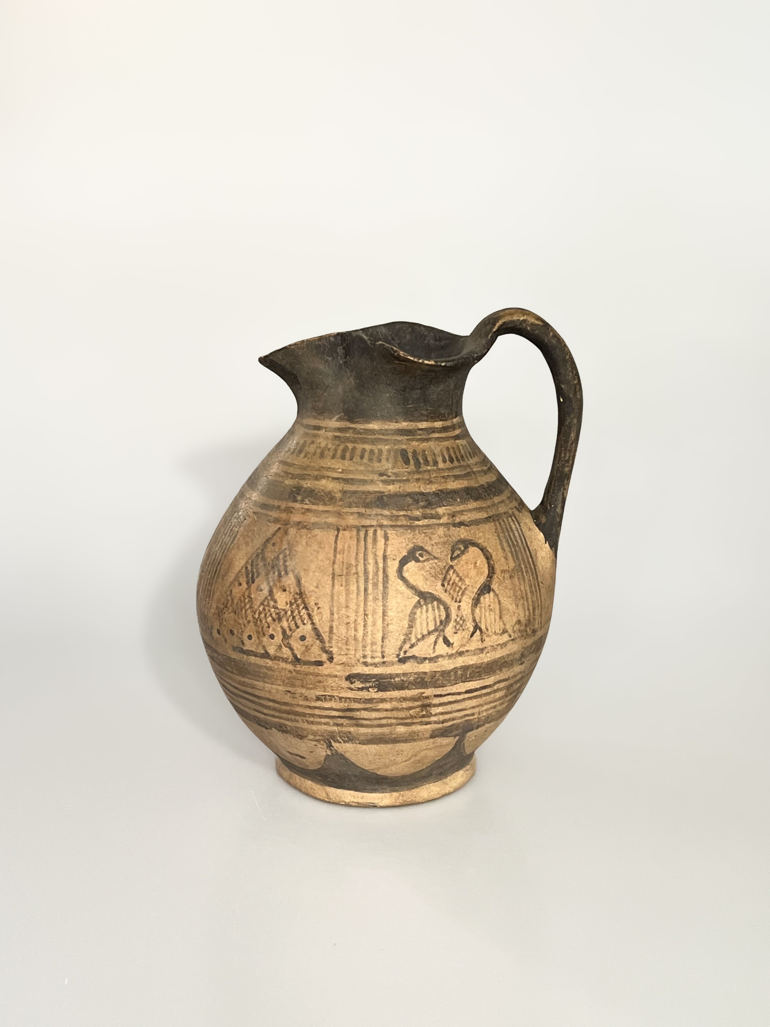 Ancient Greek Oinochoe, circa 7th Century B.C.