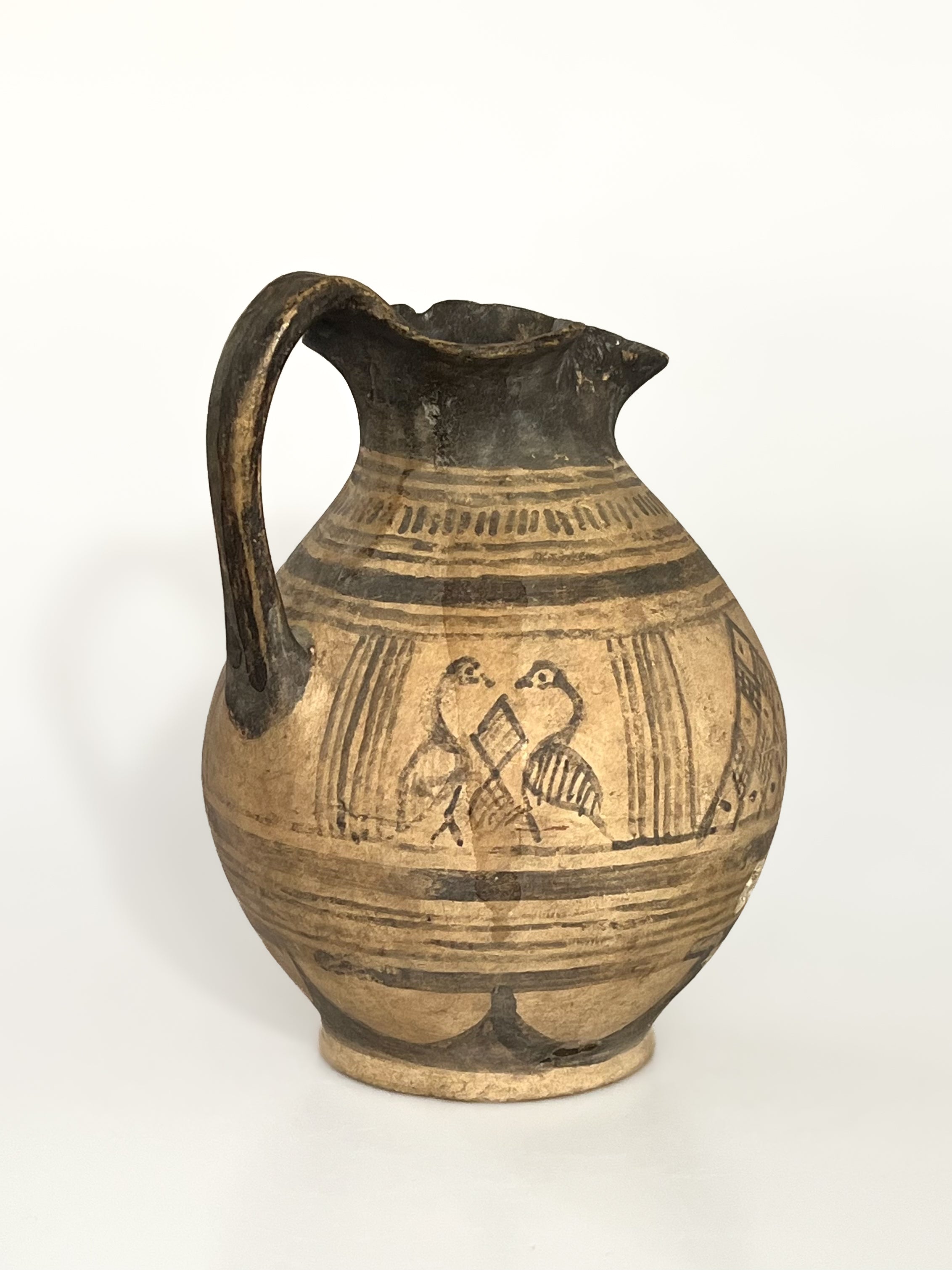 Ancient Greek Oinochoe, circa 7th Century B.C.